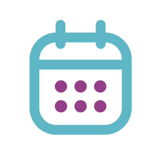 Icône représentant un agenda, utilisée pour identifier les réunions des Commissions Locales d’Énergies (CLE) 2025 du Territoire d’Énergie Marne (SIEM).