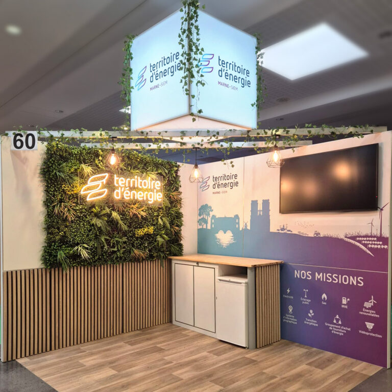 Stand Territoire d’énergie Marne à la Foire de Châlons 2025