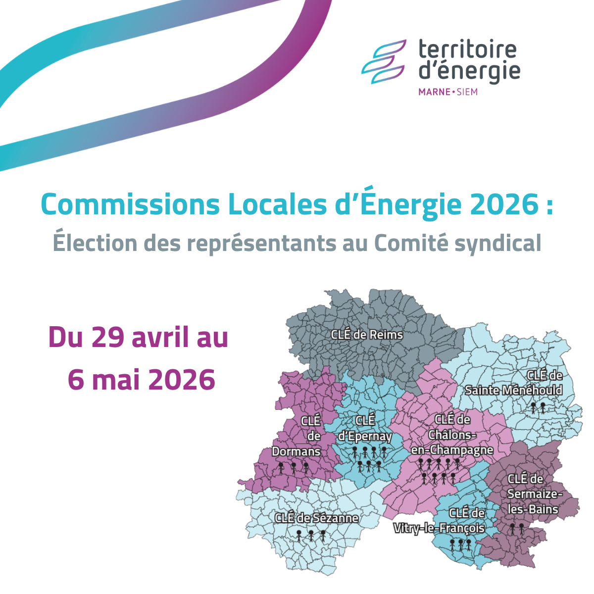 Election des membres du Comité syndical – C&rsquo;est parti pour les CLÉ !